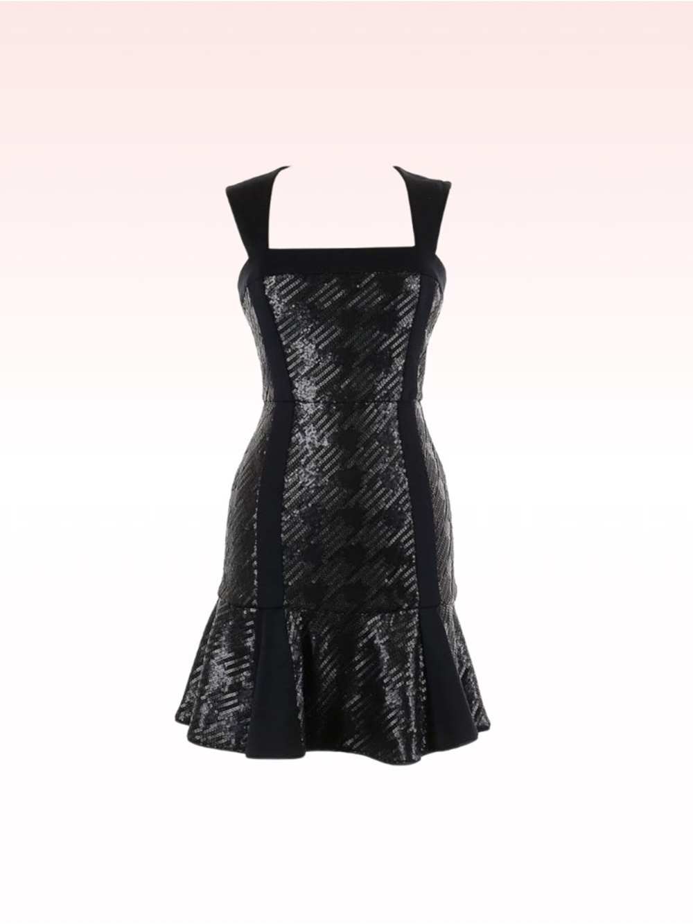 BCBGMAXAZRIA Noelle black sequin dress (Sz 2)